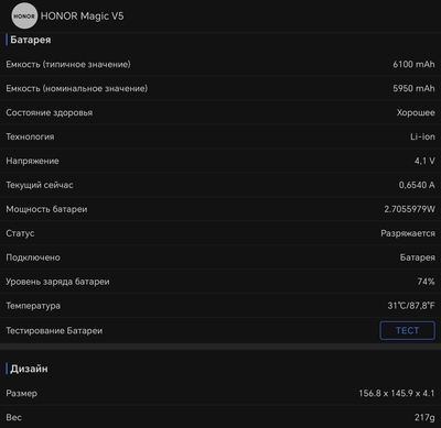 Новый этап в развитии: Обзор смартфона HONOR Magic V5